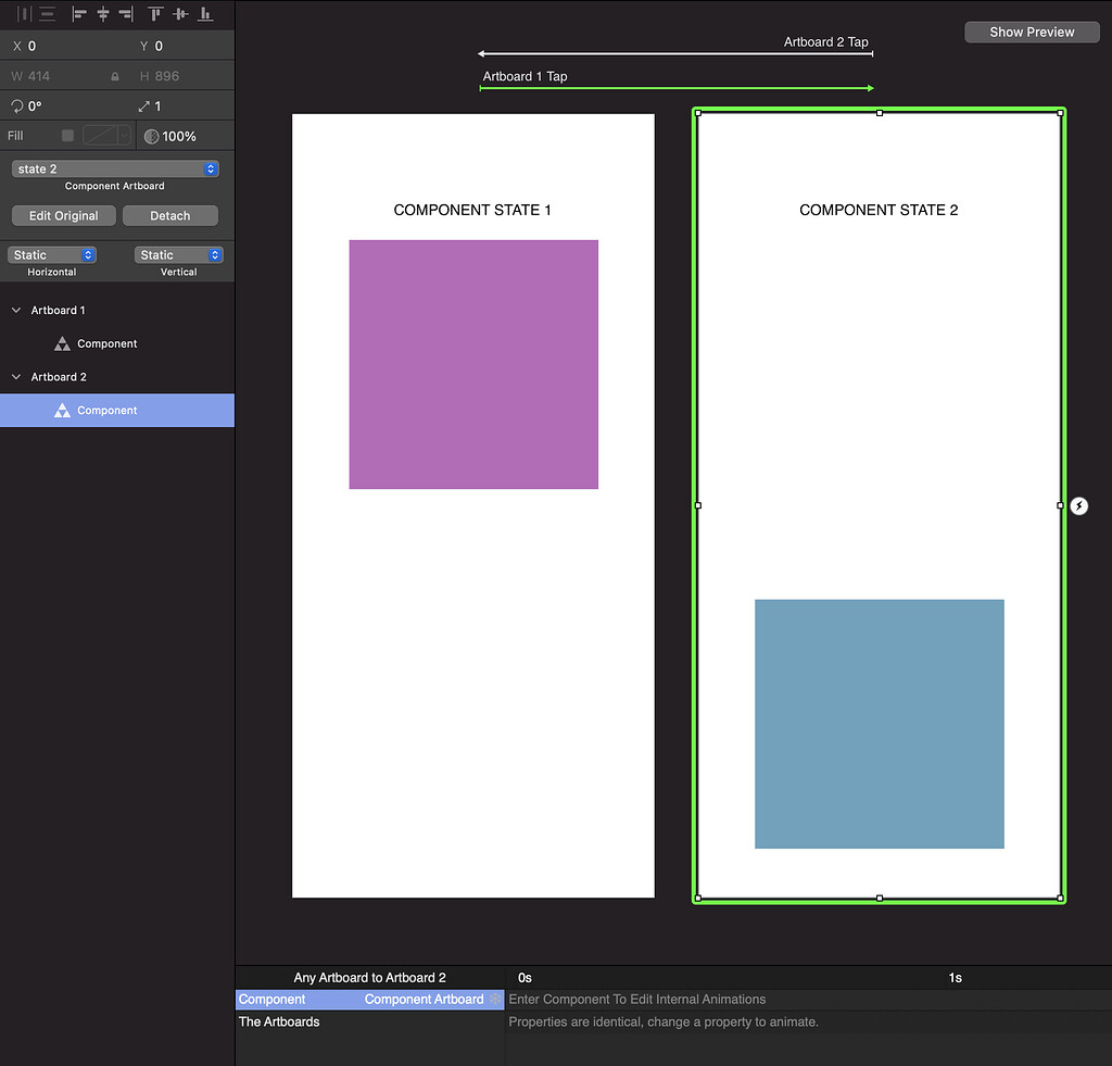 edit component principle app